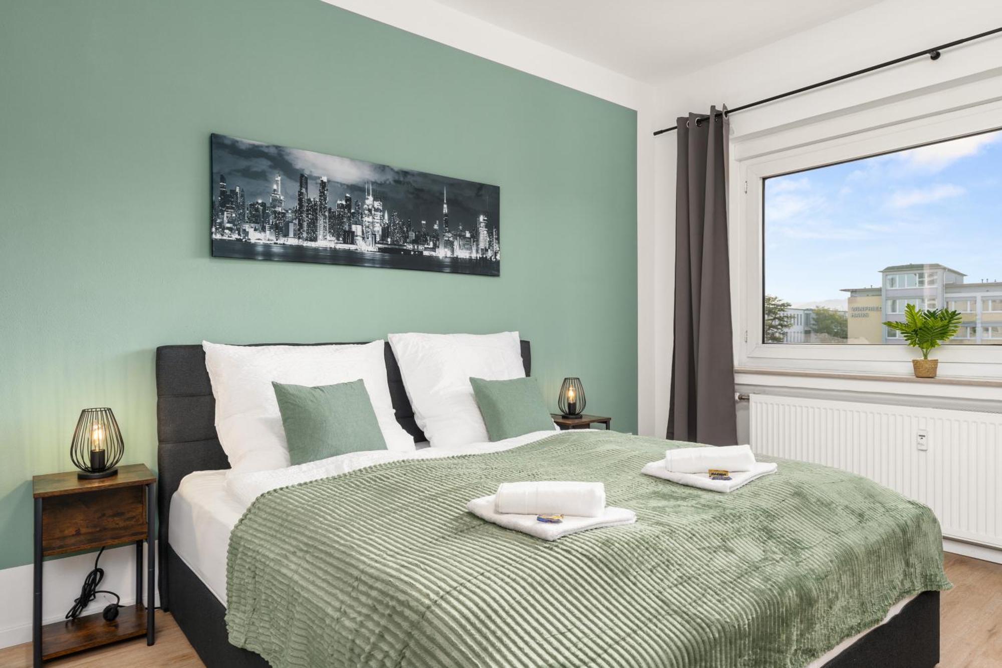 Homely-Apartment Manhattanart, Zentral, Parkplatz, Billard,Ps4, Dart, Balkon Bielefeld Dış mekan fotoğraf