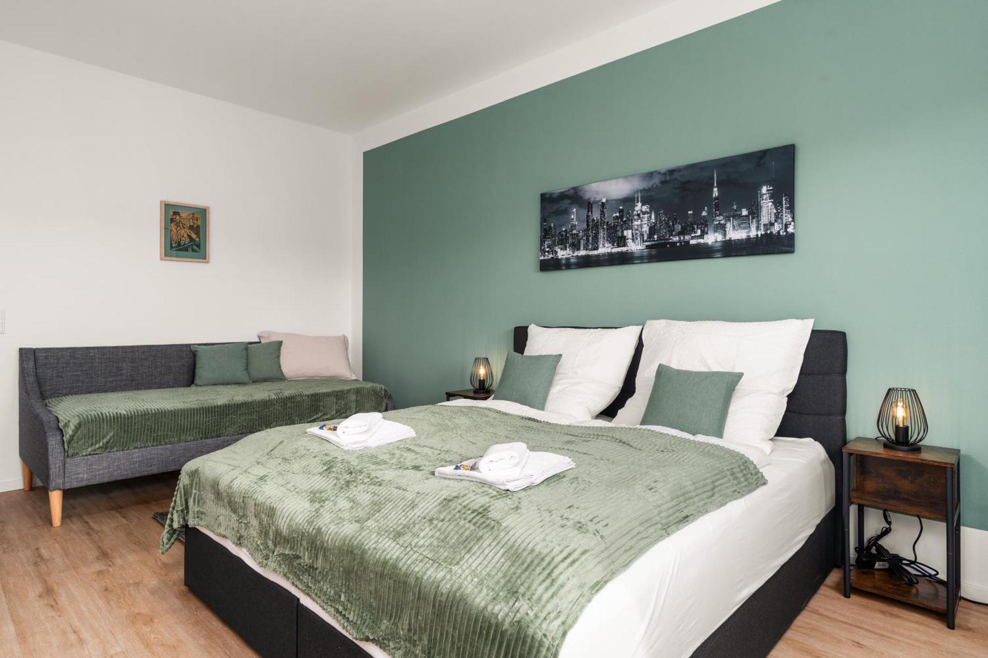 Homely-Apartment Manhattanart, Zentral, Parkplatz, Billard,Ps4, Dart, Balkon Bielefeld Dış mekan fotoğraf